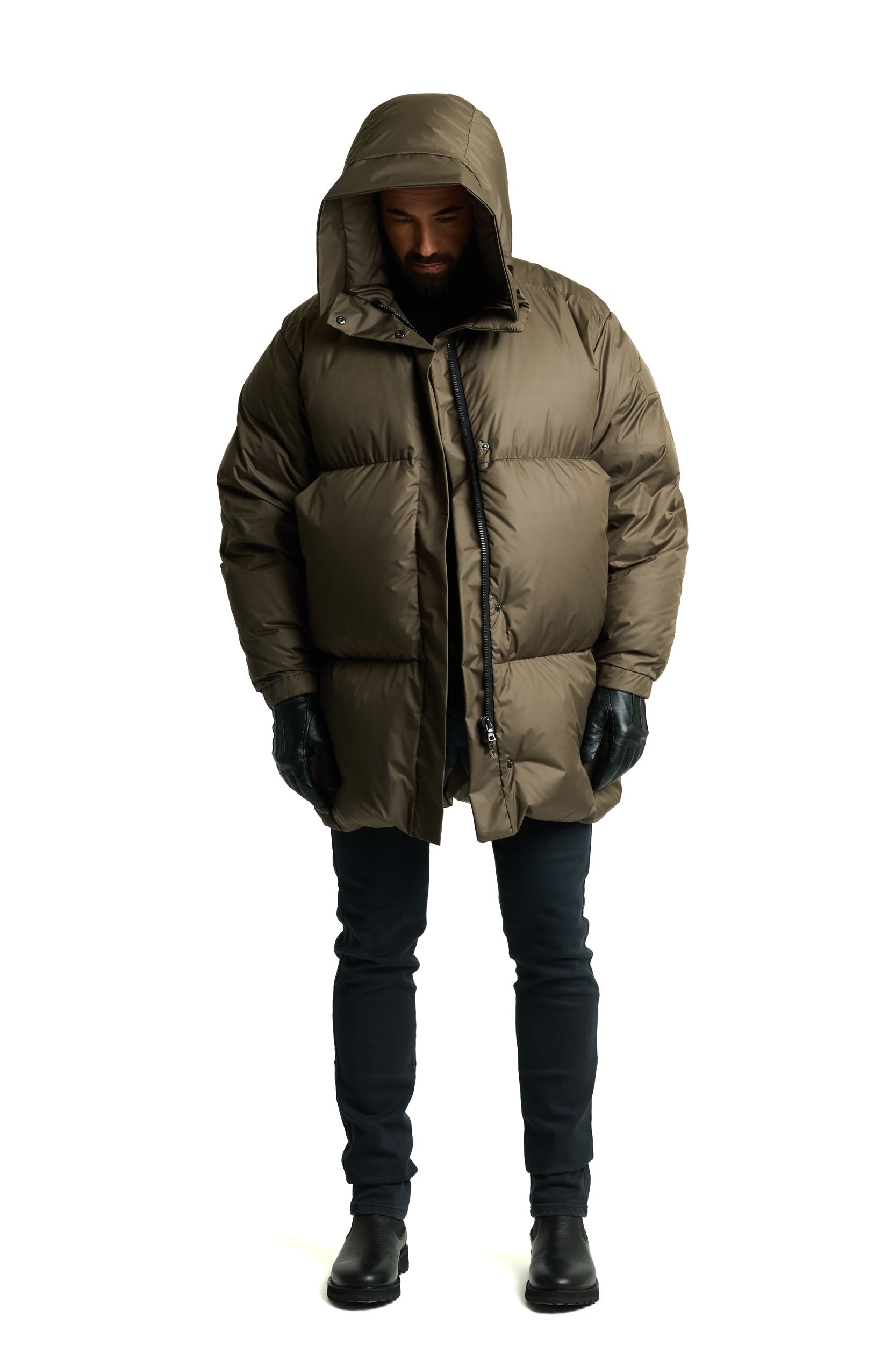 Albroz cocoon down puffer coat on sale